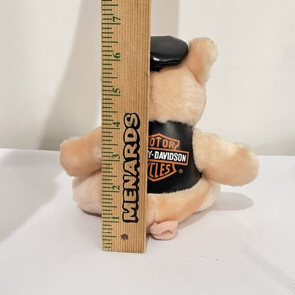 Vintage Harley Davidson Motorcycle Pig Biker Hog Stuffed Animal - Plush Toy 1998 - Picture 6 of 7
